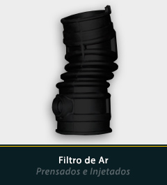 prensados e injetados - filtro de ar